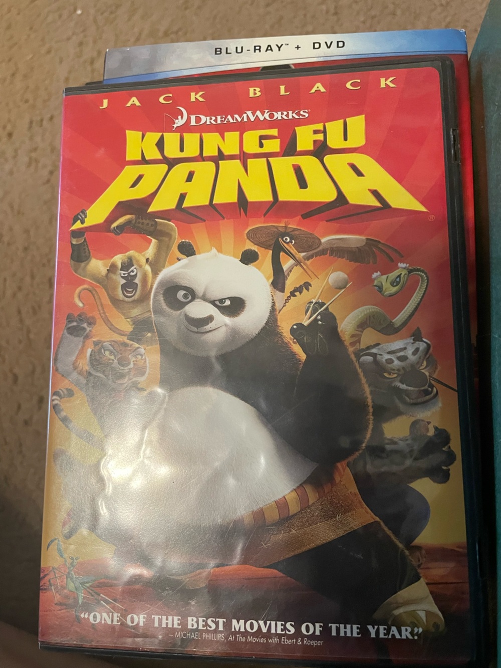 DreamWorks Kung Fu Panda Blu-ray + DVD - Red, Yellow, Black, White